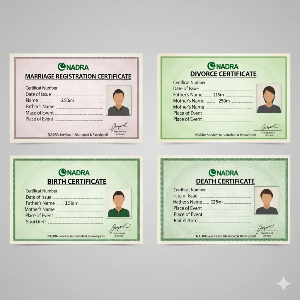 NADRA birth certificate issuance Karachi