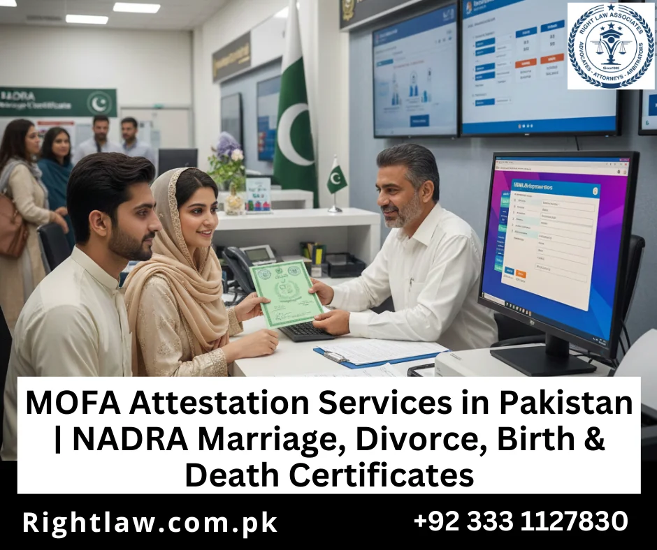 MOFA attestation Karachi