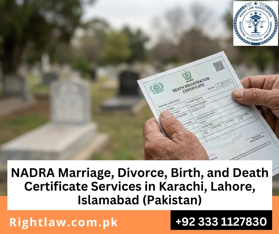 NADRA QR code verification on marriage certificate
