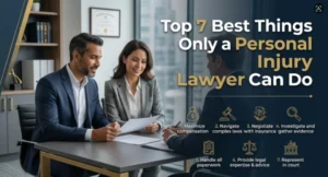 Personal Injury Lawyer Helping Accident Victim